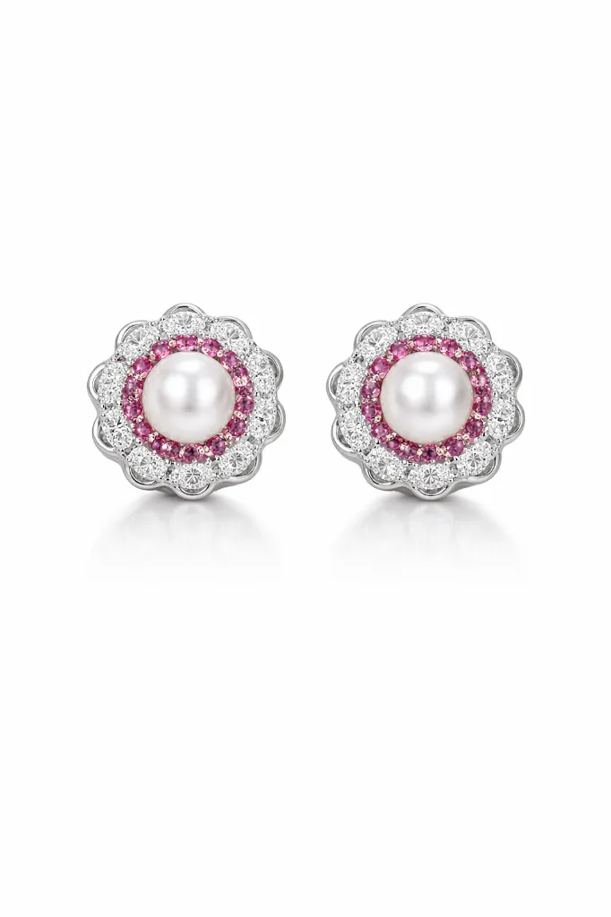 Blush Bloom Pearl Earrings (2).webp