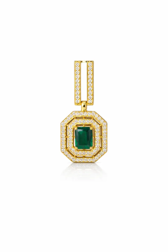 Celeste Emerald Frame Earring (3).webp