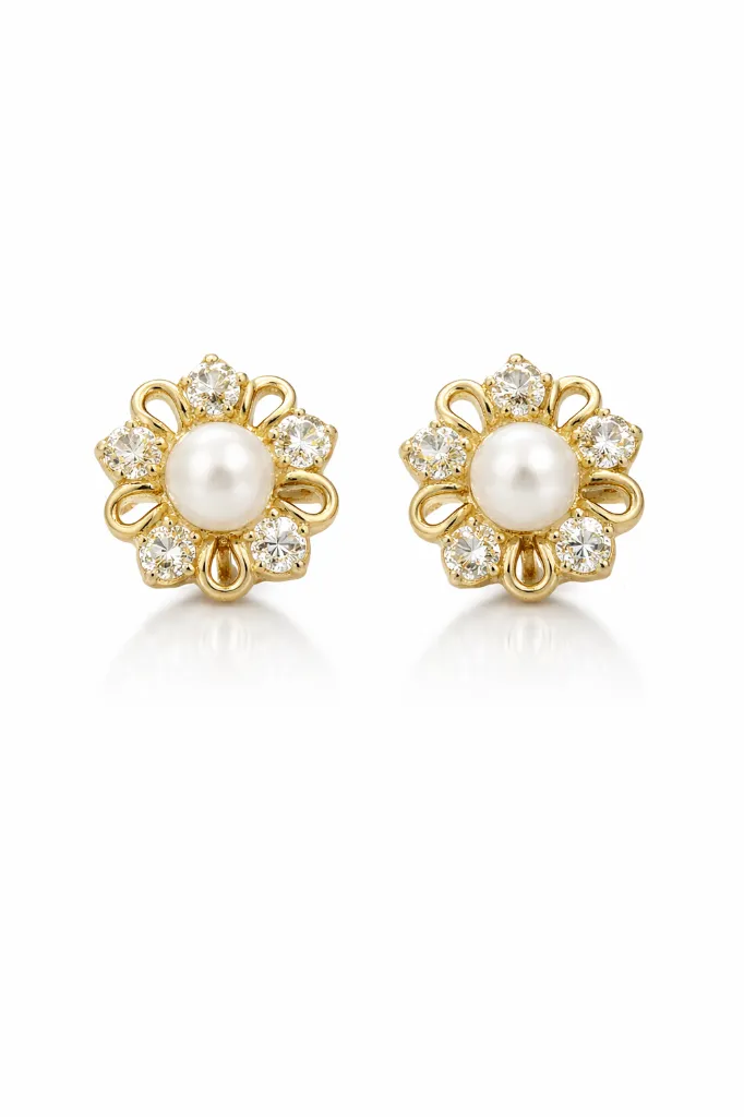 Flora Pearl Halo Earrings (2).webp