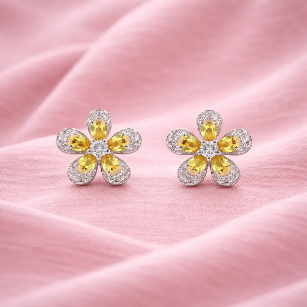 Celeste Floral Emerald Studs S (4).webp