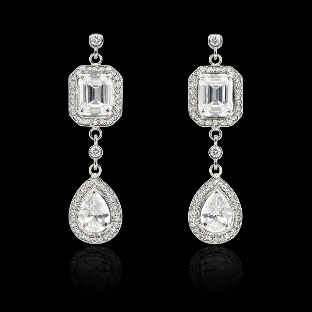 Celestia Emerald-Cut Teardrop Earrings S (3).webp