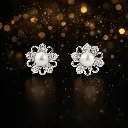 Pearl Rosette Stud Earrings S (1).webp