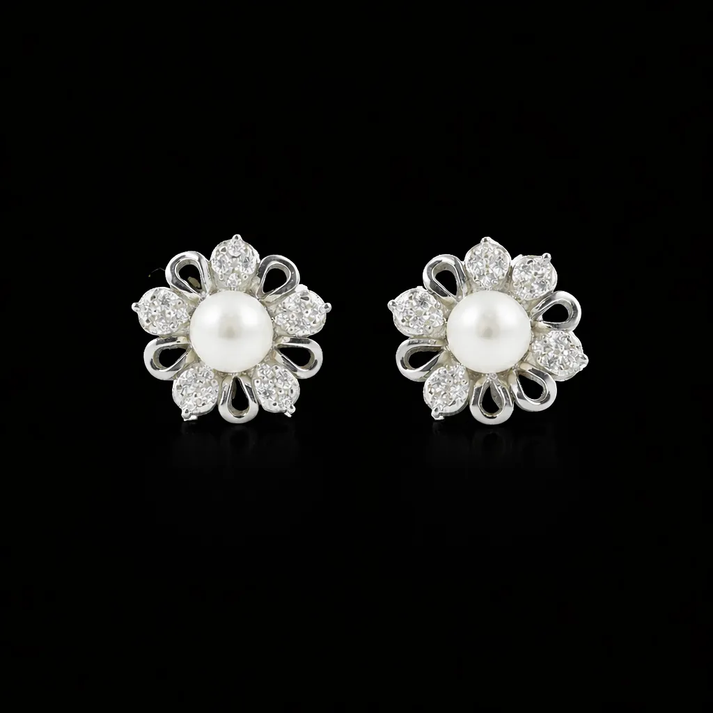 Pearl Rosette Stud Earrings S (3).webp