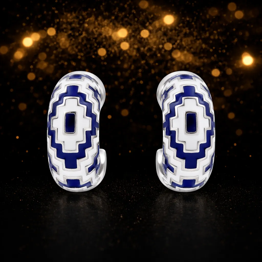 Azura Enamel Hoop Earrings S (2).webp