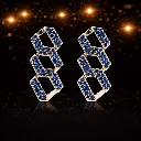 Azure Link Stud Earrings S (1).webp
