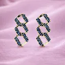 Azure Link Stud Earrings S (2).webp