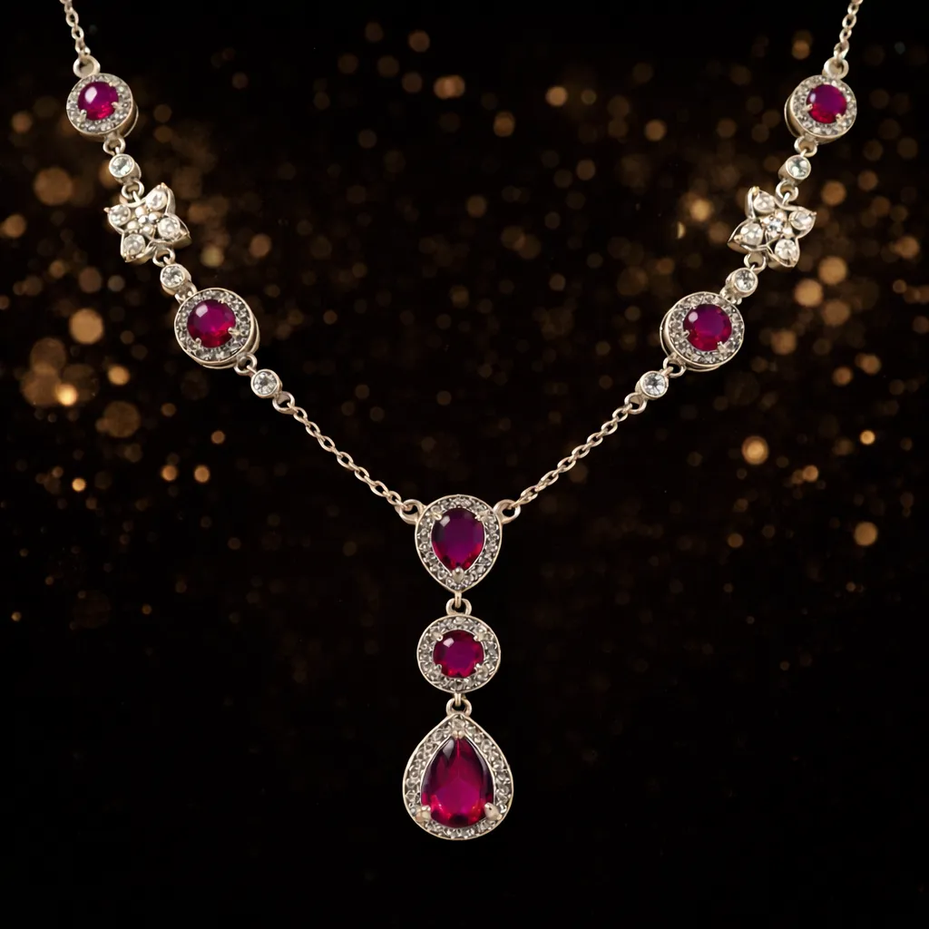 Ruby Cascade Teardrop Pendant S (2).webp