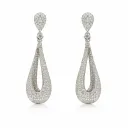 Cascade Teardrop Earrings (TKC-S925-ER-0033)