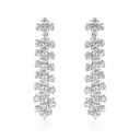 Crystal Blossom Drop Earrings (TKC-S925-ER-0038)