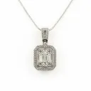 Eterna Radiance Halo Pendant (TKC-S925-P-0003)