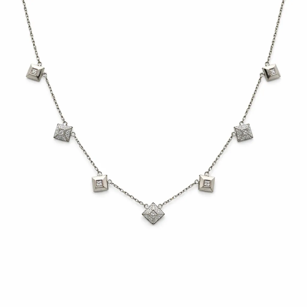 Geo Frame Pendant (TKC-S925-P-0012)