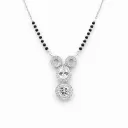 Eterna Dual Spark Mangalsutra Pendant (TKC-S925-P-0016)
