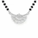 Celestia Spark Fringe Mangalsutra Pendant (TKC-S925-P-0019)