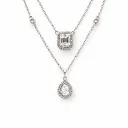 Eterna Dual Halo Teardrop Pendant (TKC-S925-P-0025)