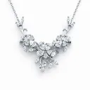 Elysia Crystal Blossom Necklace (TKC-S925-P-0028)