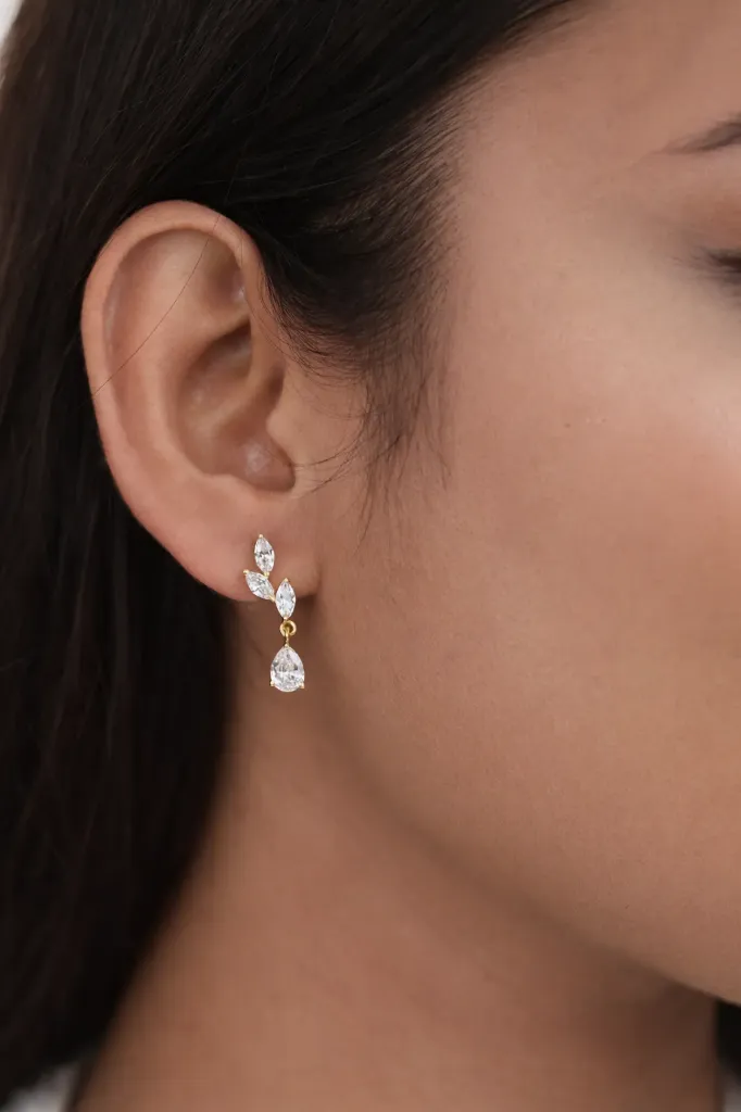 Radiant Vine Drop Earrings