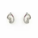 Elegant teardrop earrings (TKC-S925-ER-0005)